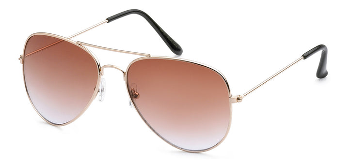 Air Force 8AF101-GDGC Gold Frame Unisex Aviator Sunglasses