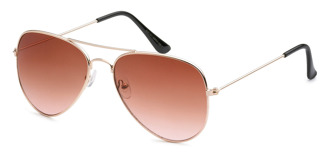 Air Force 8AF101-GDGC Gold Frame Unisex Aviator Sunglasses