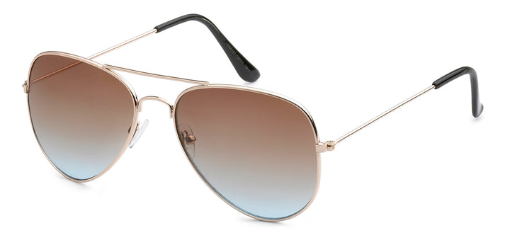 Air Force 8AF101-GDGC Gold Frame Unisex Aviator Sunglasses