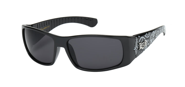Locs 8LOC91114-BDNA Strong Polycarbonate Frame with Multi Color Bandana Print Unisex Shades