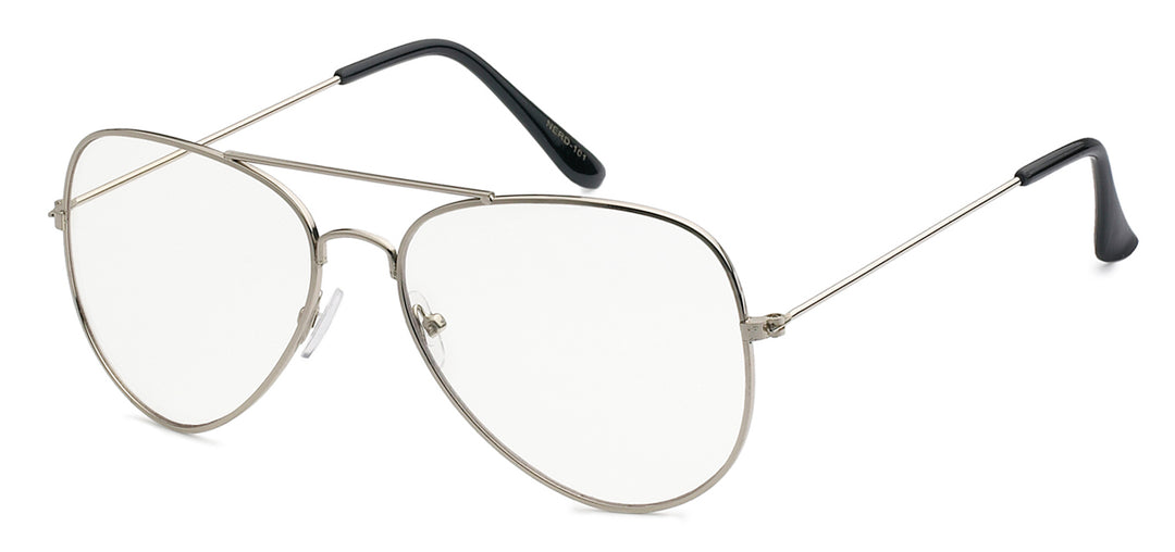 Nerd Eyewear NERD-101 Classic Aviator Clear Lens Glasses