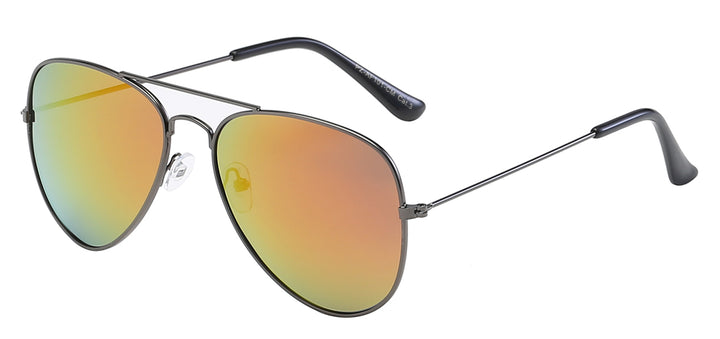 Air Force Polarized PZ-AF101-CM Classic Teardrop Aviator Color Mirror Lens Unisex Shades