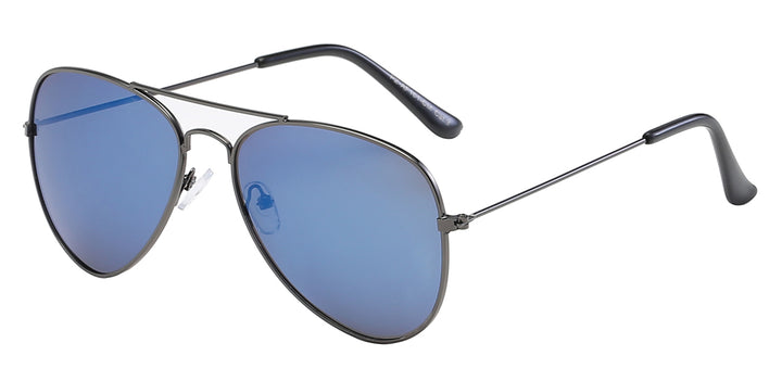 Air Force Polarized PZ-AF101-CM Classic Teardrop Aviator Color Mirror Lens Unisex Shades