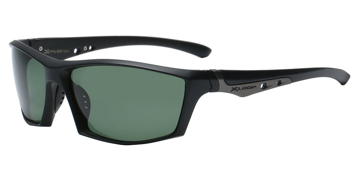 Polarized XLoop PZ-X2633 Superb Contour Polycarbonate Athletic Wrap Unisex Sunglasses