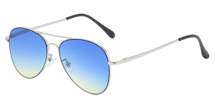 Air Force 8AV588-OCE à La Mode Ocean Lens Metallic Tear Drop Aviator Unisex Shades