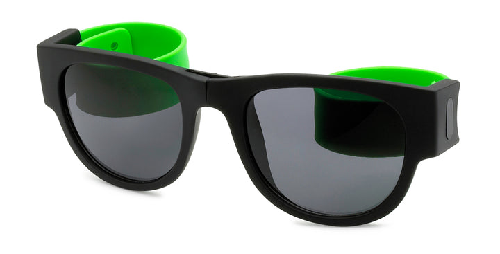 Non-Logo CA-03 Slap Bracelet Novelty Folding Unisex Sunglasses