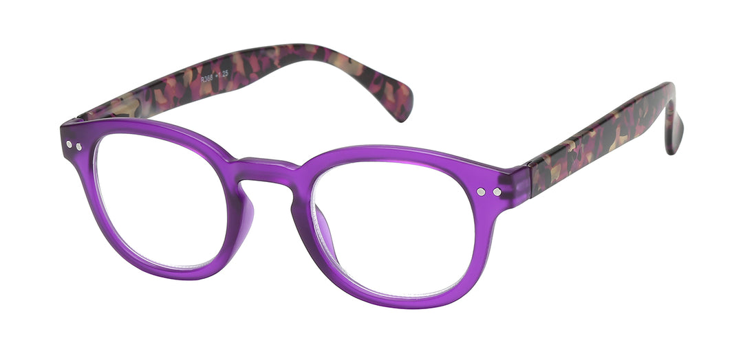 Readers R368+150 Casual and Fun Keyhole Oval Unisex Frame Single Power
